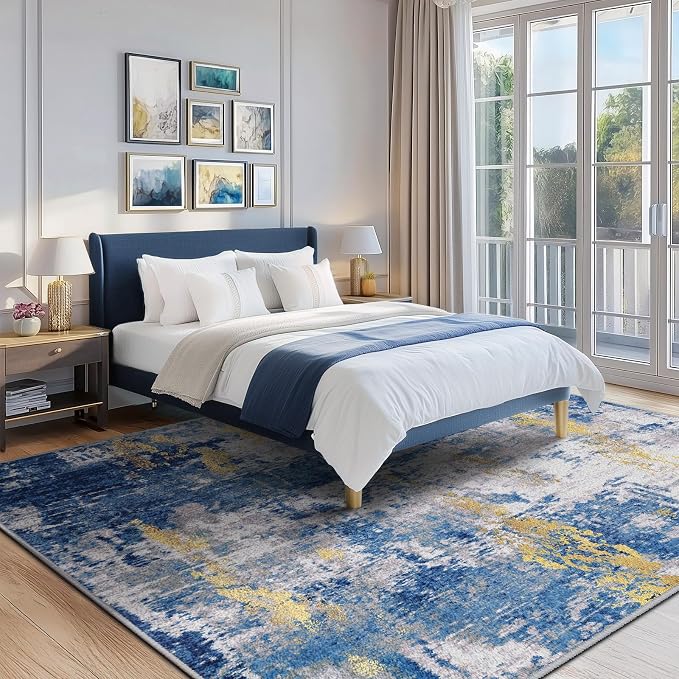 RELEANY Washable 6'x9' Abstract Area Rug - Image 6