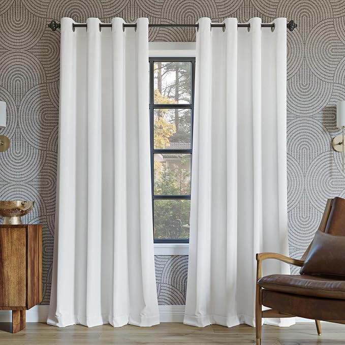 Sun Zero Nordic 2-Pack Theater Grade Noise Reducing Extreme 100% Blackout by SunZero%E2%84%A2