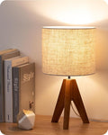 EDISHINE Tripod Table Lamp, Small Cute Bedside Lamp, 14.2 Inch, E26 Base | by EDISHINE
