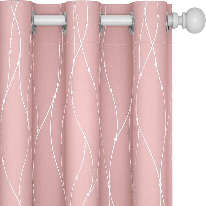 Deconovo Living Room Curtains 54 Inches Long, Thermal Insulated, Room Darkening by Unknown