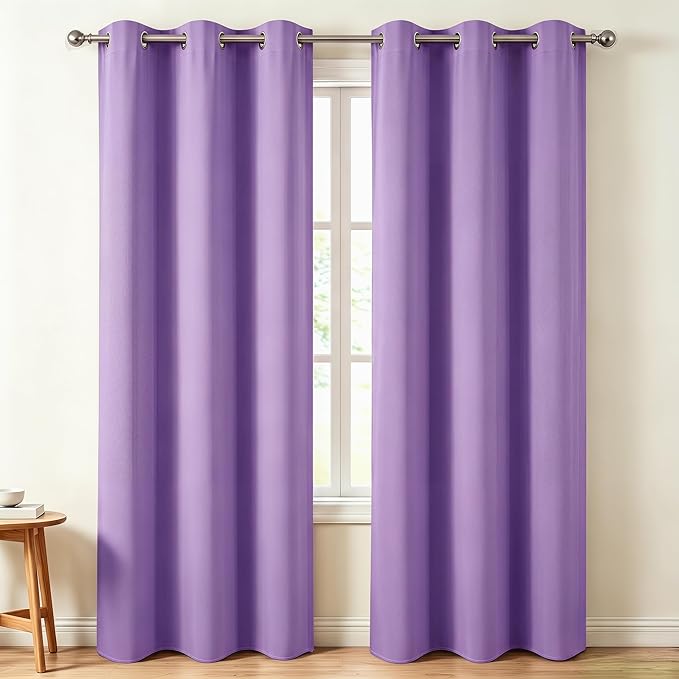 Diraysid Lavender Grommet Blackout Curtains by Diraysid%2C+refresh+your+life
