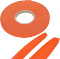 MECCANIXITY Braided Cable Sleeves Heat Shrinkable Fabric Sleeving, 1/4" 60ft Orange 2:1 Ratio Heat Shrinkable Cord Protector for Harness Cable, Network Cable Protection, Cable Management