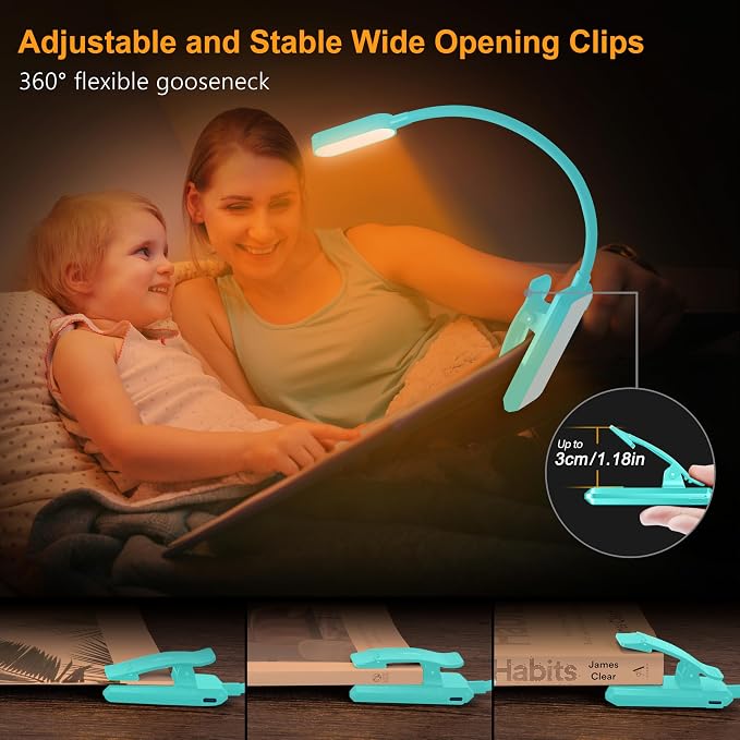 Gritin 16 LED Rechargeable Book Light - Image 5