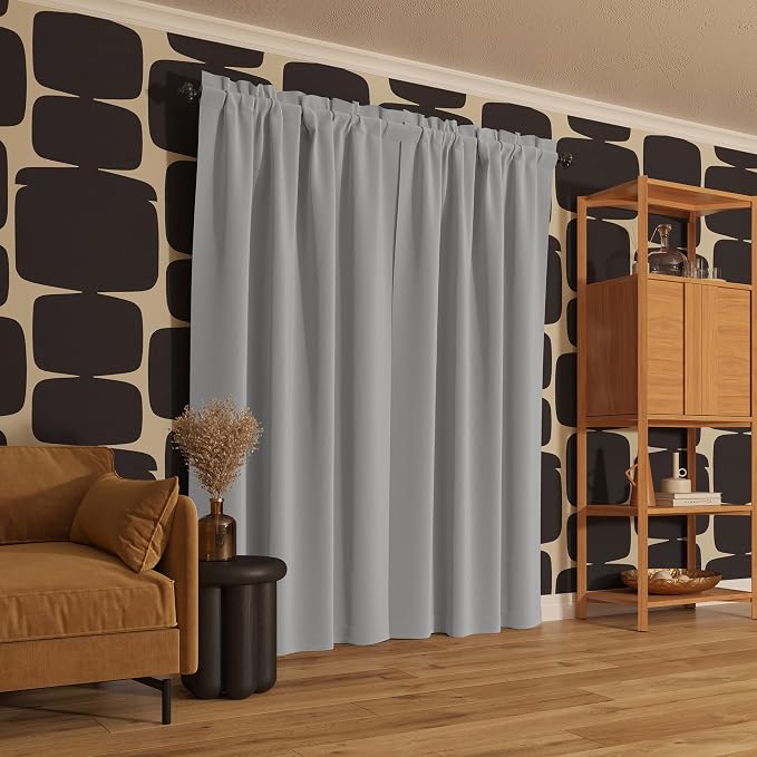 Sun Zero Oslo Theater Grade Extreme 100% Blackout Rod Pocket Curtain Panel - Image 2