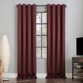 Sun Zero Nordic 2-pack Theater Grade Extreme 100% Blackout Grommet Curtain by SunZero%E2%84%A2
