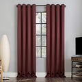 Sun Zero Nordic 2-pack Theater Grade Extreme 100% Blackout Grommet Curtain by SunZero%E2%84%A2