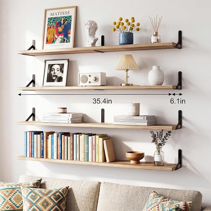 YGEOMER 35.4in Floating Shelves - Image 2
