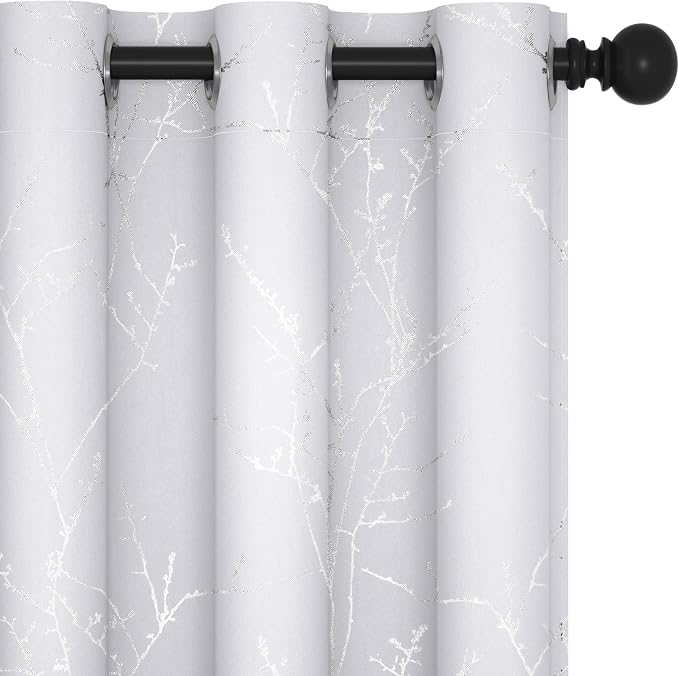 Deconovo Living Room Curtains 63 Inches Long, Thermal Insulated, Room Darkening by Unknown