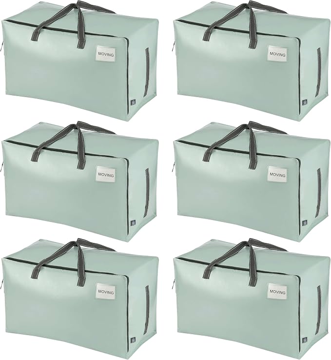 VENO 6 Pack Extra Large Heavy Duty Moving Bags by Veno