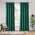 RYB HOME Bedroom Blackout Curtains 80 inches Long, 100% Blackout | Thermal by RYBHOME