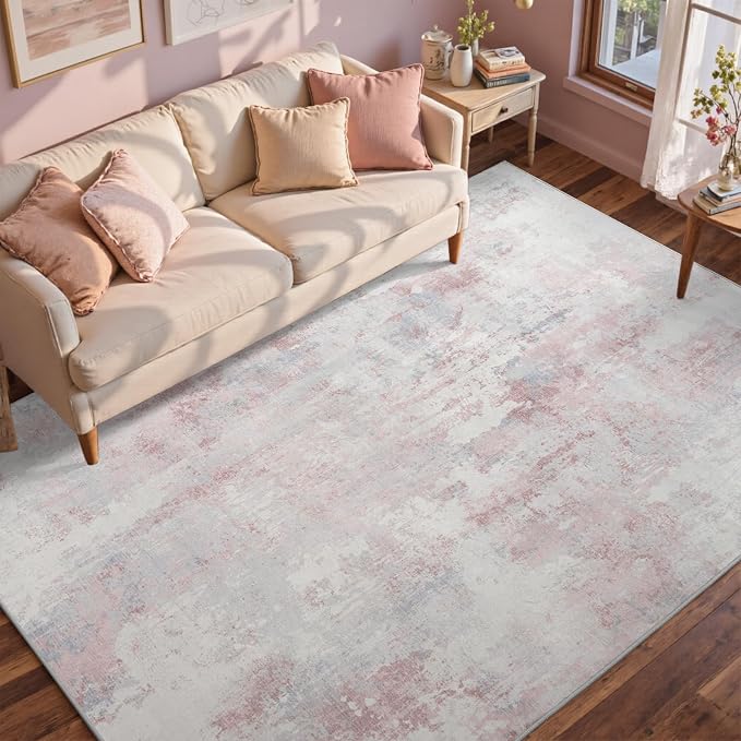 8x10 Ft Large Area Rugs for Living Room, Soft Non-Slip Washable Rugs Modern - Image 3