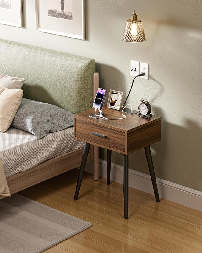 HAIOOU Mid Century End Table - Image 6
