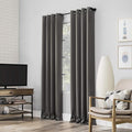 Sun Zero Nordic 2-pack Theater Grade Extreme 100% Blackout Grommet Curtain by SunZero%E2%84%A2