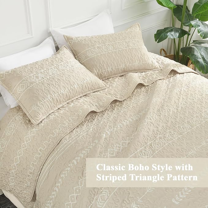 Beige Quilts Queen Size - Image 4