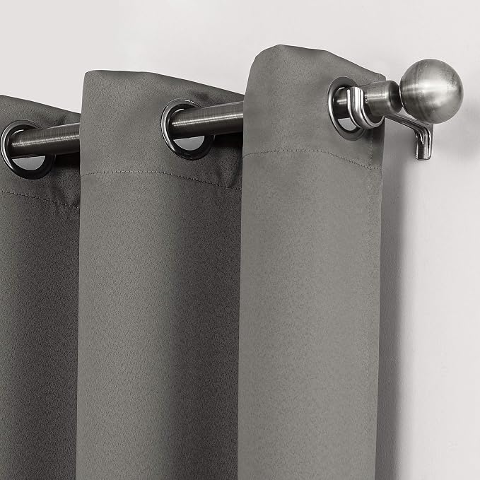 Sun Zero Nordic Theater Grade Extreme 100% Blackout Grommet Curtain Single Panel - Image 3