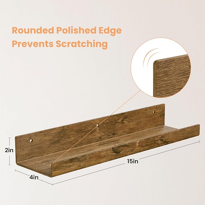 upsimples 4 Pcs 15" Acrylic Shelves - Image 6