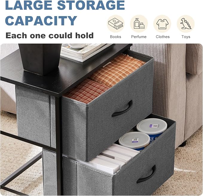 DUMOS Night Stand Small Dresser - Image 8