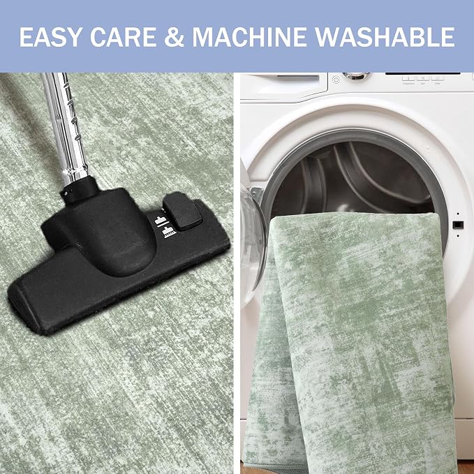 Abstract Runner Rug 3x7 Ft Washable Runners - Image 5