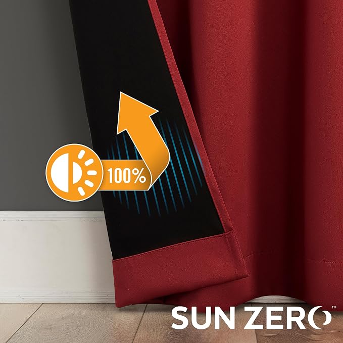 Sun Zero Nordic 2-Pack Theater Grade Noise Reducing Extreme 100% Blackout - Image 5