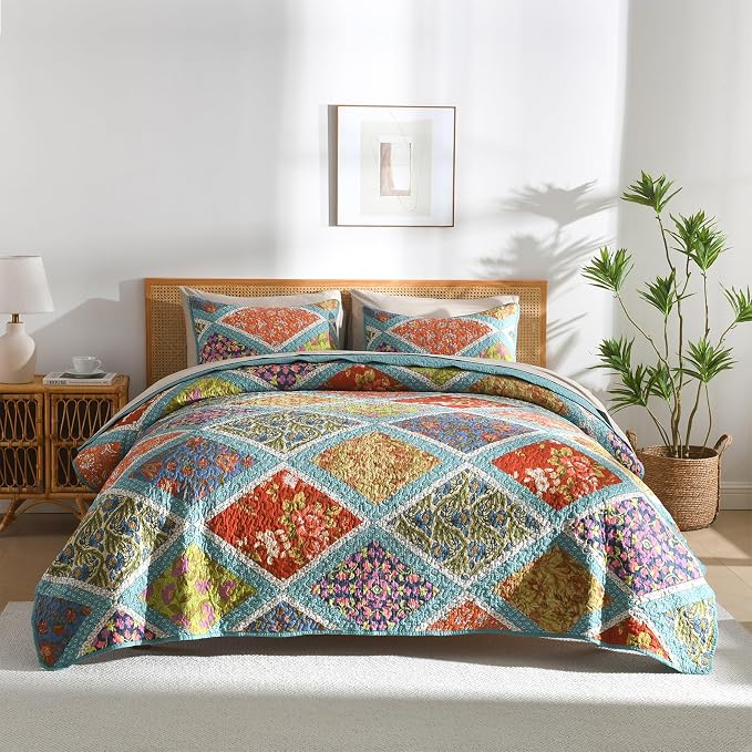 King Size Seersucker Quilt Set - Image 5