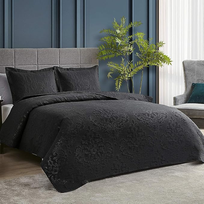 Hansleep Black Quilt King Size - Image 8