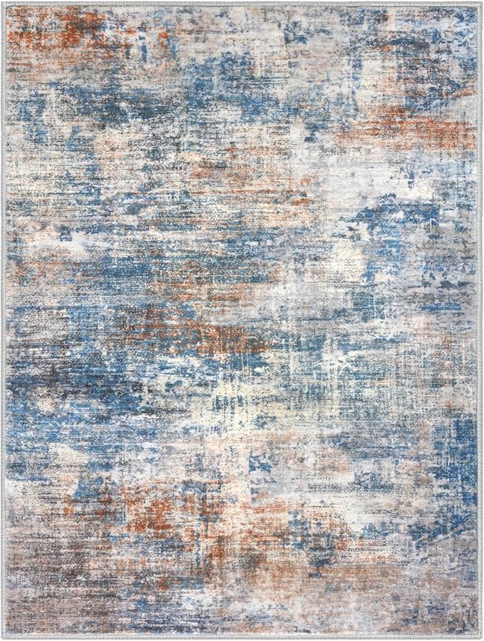 Abstract Area Rug 3x4 Ft Washable Rugs - Image 10