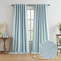 Extra Long 120 Inch Full Blackout Curtains by KEQIAOSUOCAI