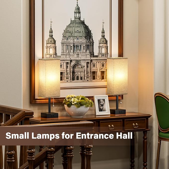 Bedside Lamp for Bedroom Set of 2 - Image 5