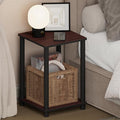 Furinno Turn-N-Tube Night Stand, 2-Tier Open Shelf Design Nightstand, Toolless by Furinno-FitsYourSpaceFitsYourBudget