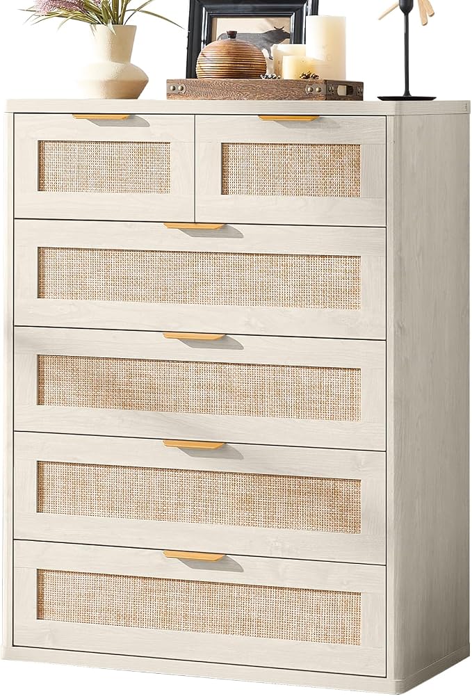 LEYAOYAO Rattan Dresser for Bedroom by LEYAOYAO-Findtheshiningpointofyourideallife%EF%BC%81