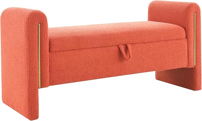 Modern Teddy Fabric Bed End Bench - Image 9