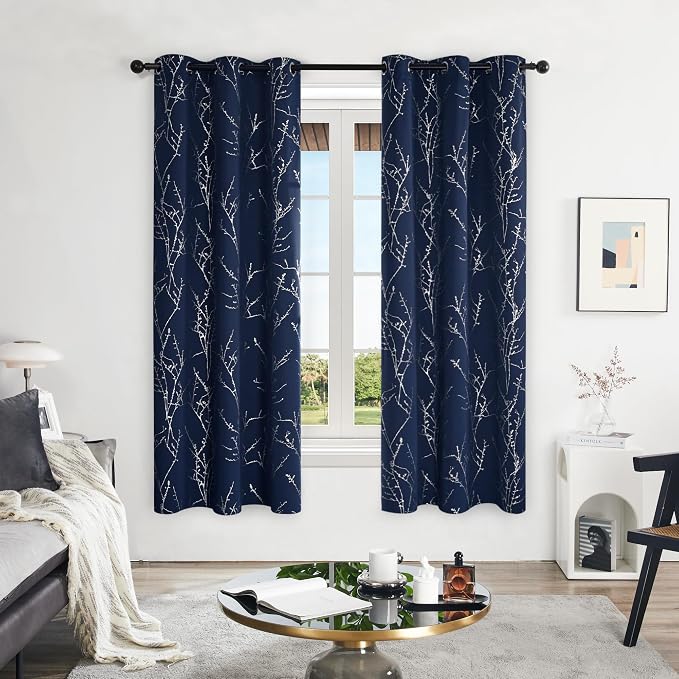 Deconovo Living Room Curtains 72 Inches Long, Thermal Insulated, Room Darkening - Image 2