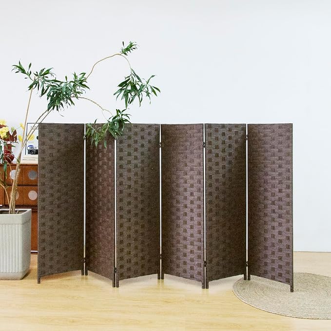 6 Panel Double Sided Short Room Divider - Image 3