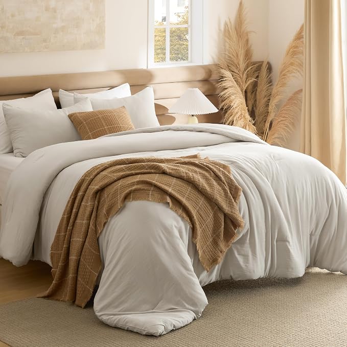 Bedsure Full Comforter Set, 3 Pieces GentleSoft™ Bed Set, 1 Lightweight by Unknown