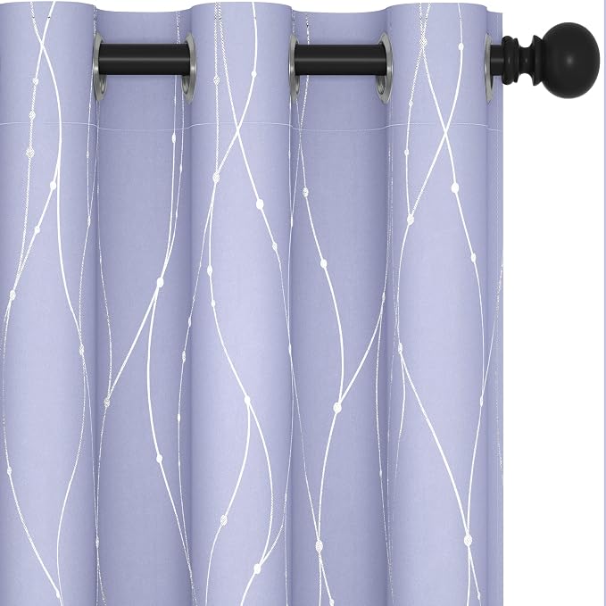 Deconovo Living Room Curtains 95 Inches Long, Thermal Insulated, Room Darkening by Unknown