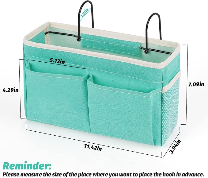 Bedside Caddy Organizer, Hanging Storage Bag - Image 2