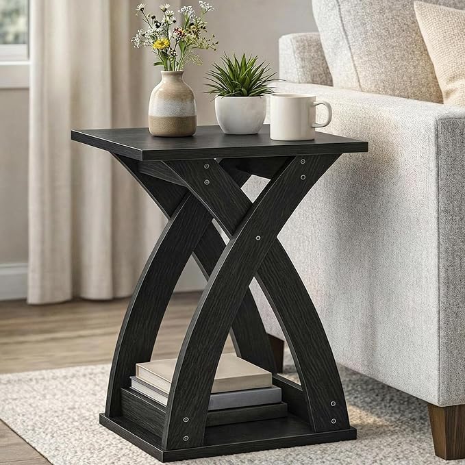 HOOBRO End Table Living Room, Narrow Side Table - Image 2