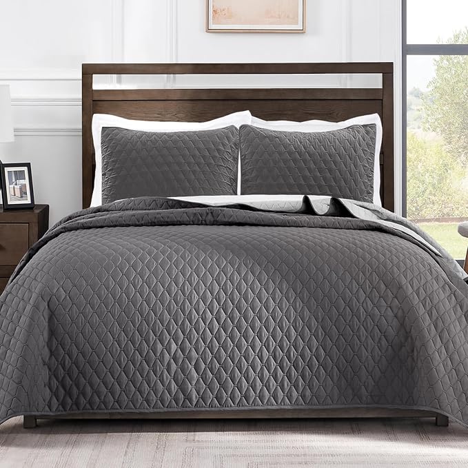 Exclusivo Mezcla Reversible Twin Quilt Bedding Set, Soft Microfiber, All Season by ExclusivoMezcla