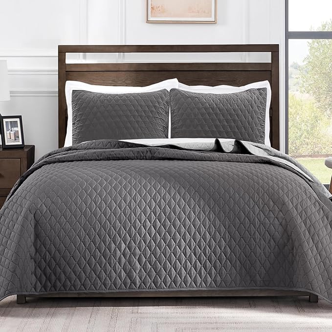 Exclusivo Mezcla Reversible King Size Quilt Bedding Set, Soft Microfiber by ExclusivoMezcla
