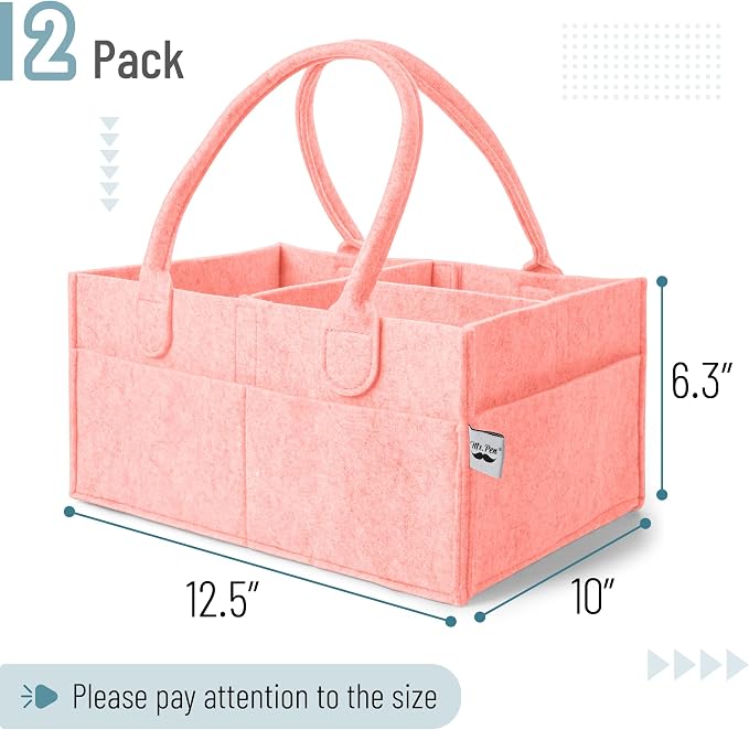 Mr. Pen- Baby Diaper Caddy Organizer, 2 Pack - Image 2