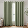 KOUFALL Dark Sage Curtains 72x84 Inches Long by KOUFALL