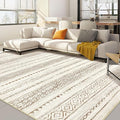 Nakagishi Boho 8x10 Area Rug Living Room Rugs Machine Washable Brown | Soft by NakagishiAreaRug