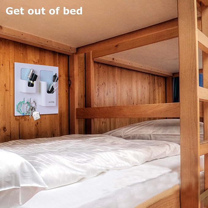 Easy Eco Life Bedside Shelf Accessories Organizer- Wall Mount Self Stick On - Image 6