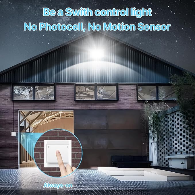 HYPERLITE LED Wall Pack Light: 120W 18000LM Glass Lens Wall Pack LED Exterior Light, Wall Pack Lights Outdoor LED Daylight 5000K for Area Yard Building Parking Lot Barn UL Listed