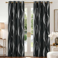 Deconovo Curtains for Living Room, Pattern Blackout Curtains 72 Inches Long | by Deconovo