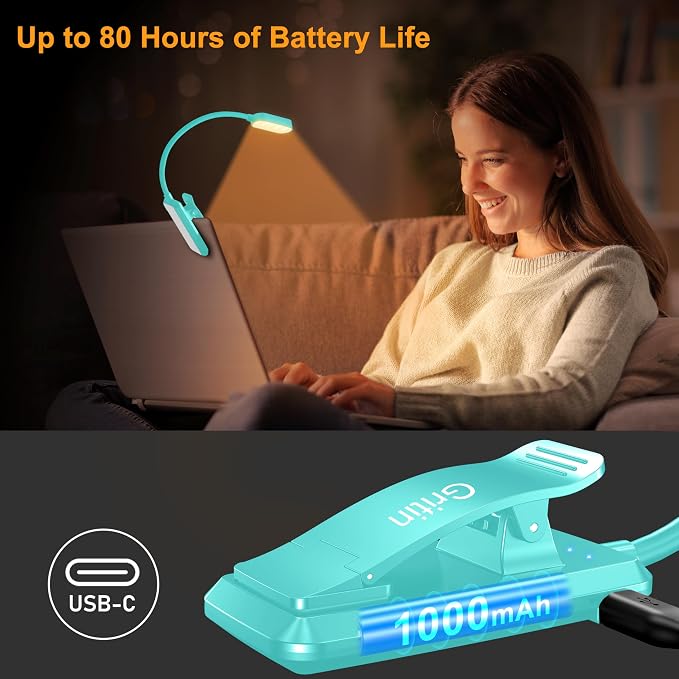 Gritin 16 LED Rechargeable Book Light - Image 6