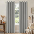 Joydeco 84 Inch Light Grey Blackout Curtains by JOYDECO