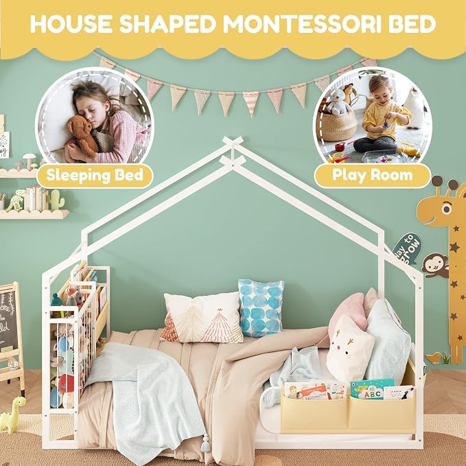 Timy Twin Montessori House Bed - Image 8