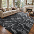 5x7 Ft Large Shag Rugs for Bedroom Living Room, Tie Dyed Ultra Soft Fluffy by Cuzwlovita