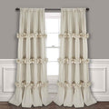 Thermal Insulated Window Curtains, Rustic Rod Pocket Drapes by Homechoice+Decor